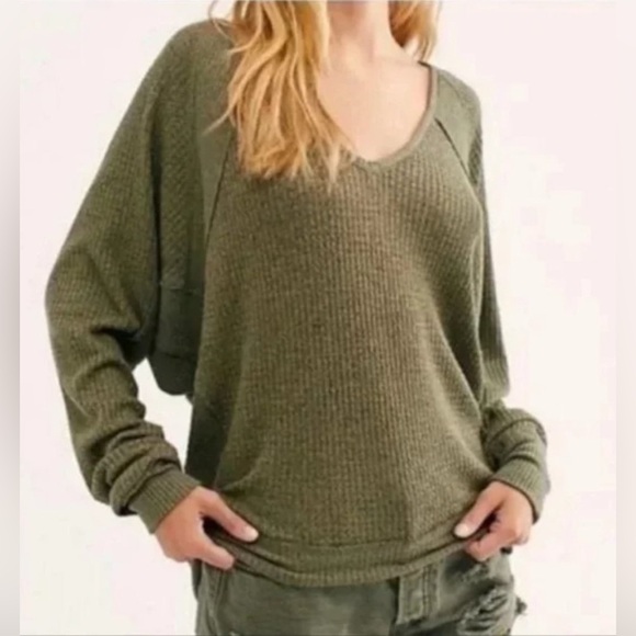 NWOT Free People Santa Clara Thermal - Picture 3 of 9